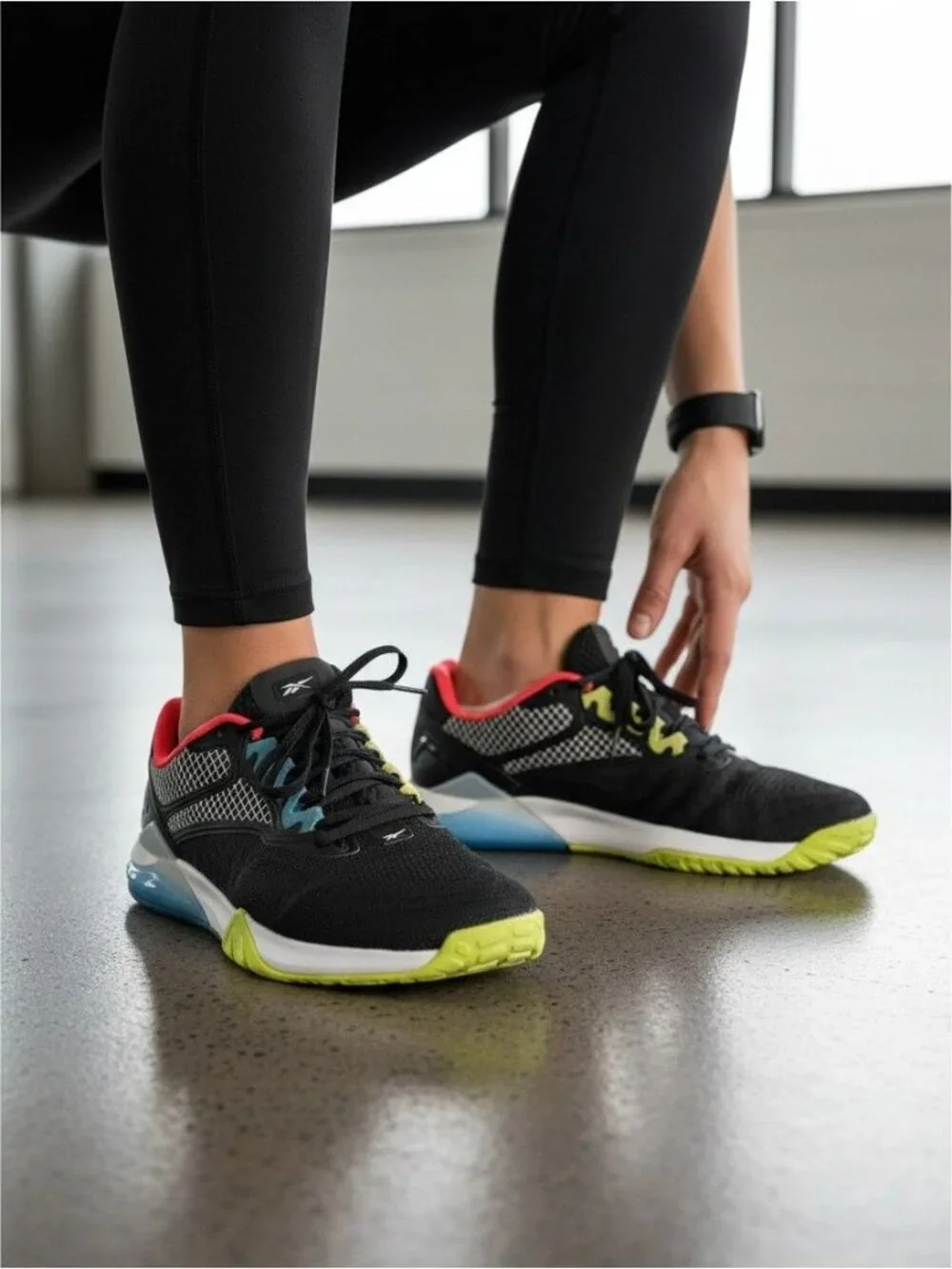 Reebok Nano X2 Men's Training Shoes Black Multicolor Size